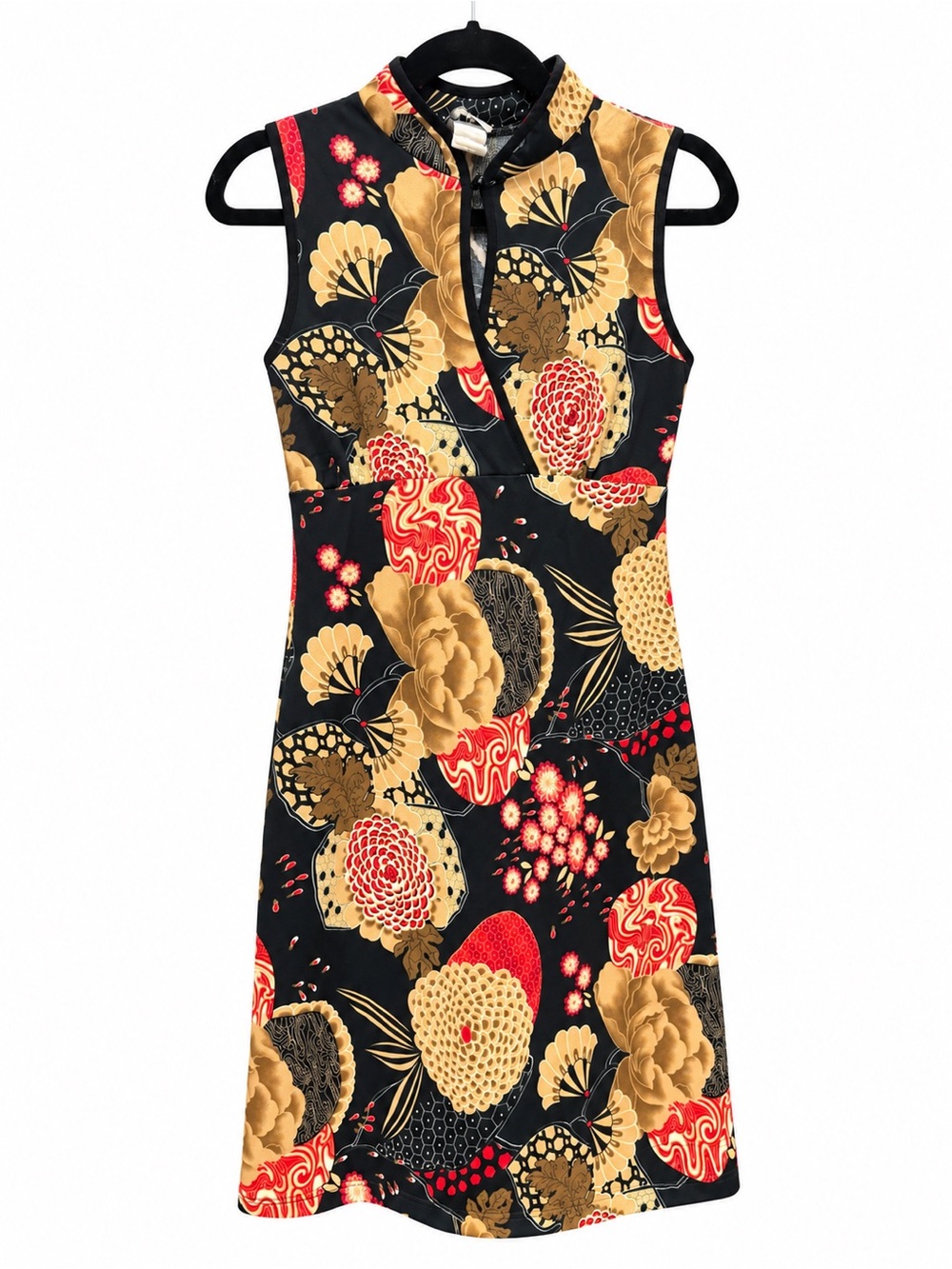 Y2K Vintage Mandarin Collar Dress